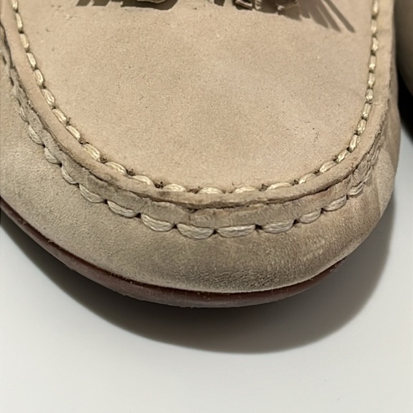 Marc Joseph New York Women's Size 10 Wall St Cream Tassel Loafers Leather Shoe - Picture 13 of 16